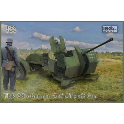 1/72 IBG Flak 38 German Anti Aircraft Gun IBG72076 